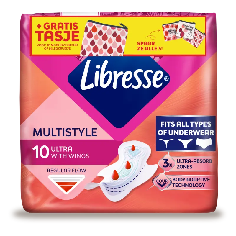 Libresse Ultra regular multistyle maandverband