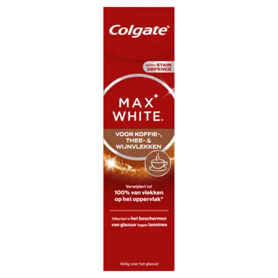 pdp-image-Colgate Max white voor koffie, thee wijnvlekken