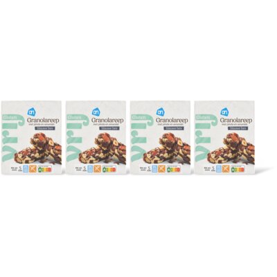 pdp-image-AH Glutenvrij Granolareep pinda en amandel blauwe 4-pk