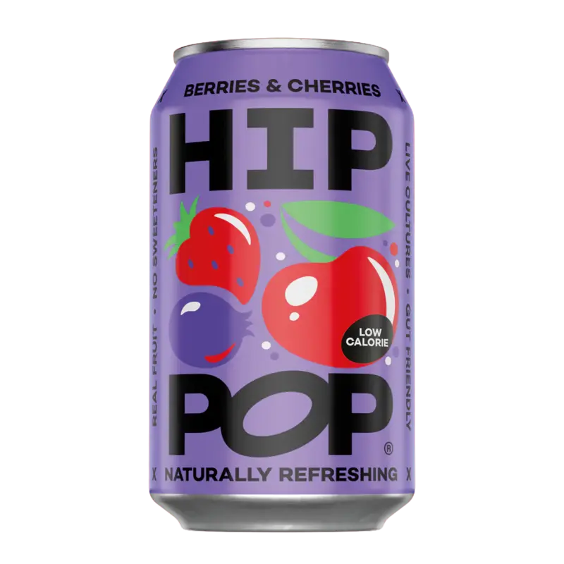 Hip Pop Living soda berries & cherries
