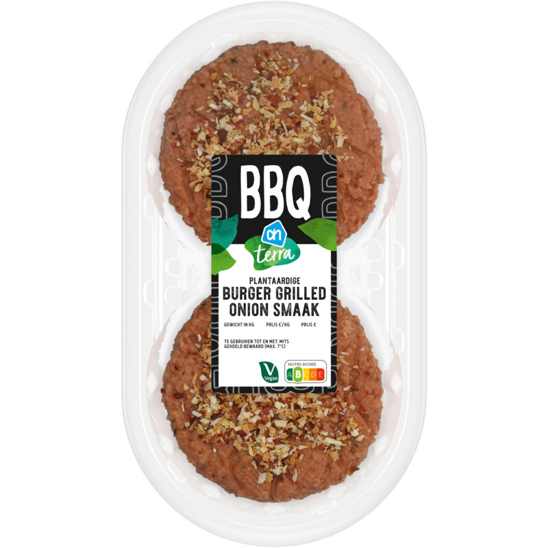 AH Terra Plantaardige burger grilled onion smaak