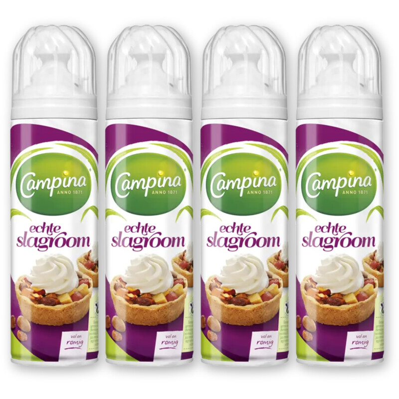 Campina Slagroom royaal 4-pack