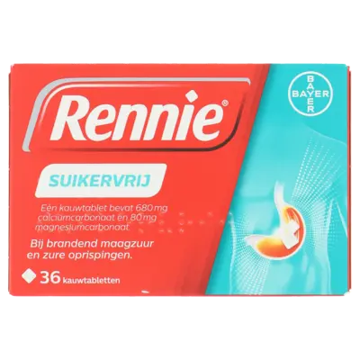 pdp-image-Rennie Suikervrij bij brandend maagzuur