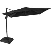 Een afbeelding van Vonroc Parasol pisogne combi zwart 300x300cm