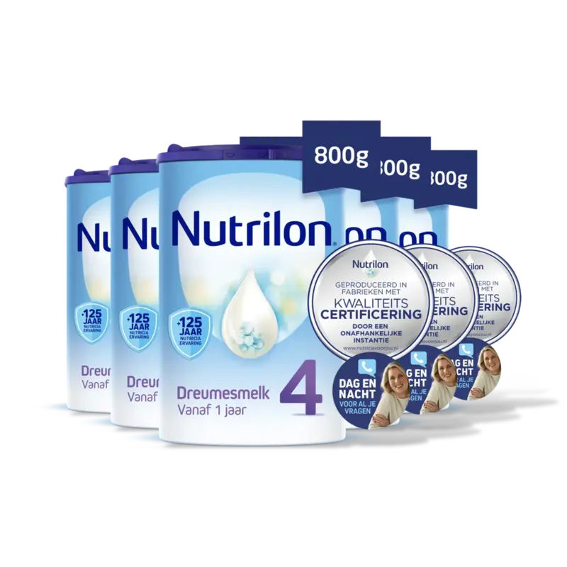 4 dreumesmelk 12+ maanden 5-pack