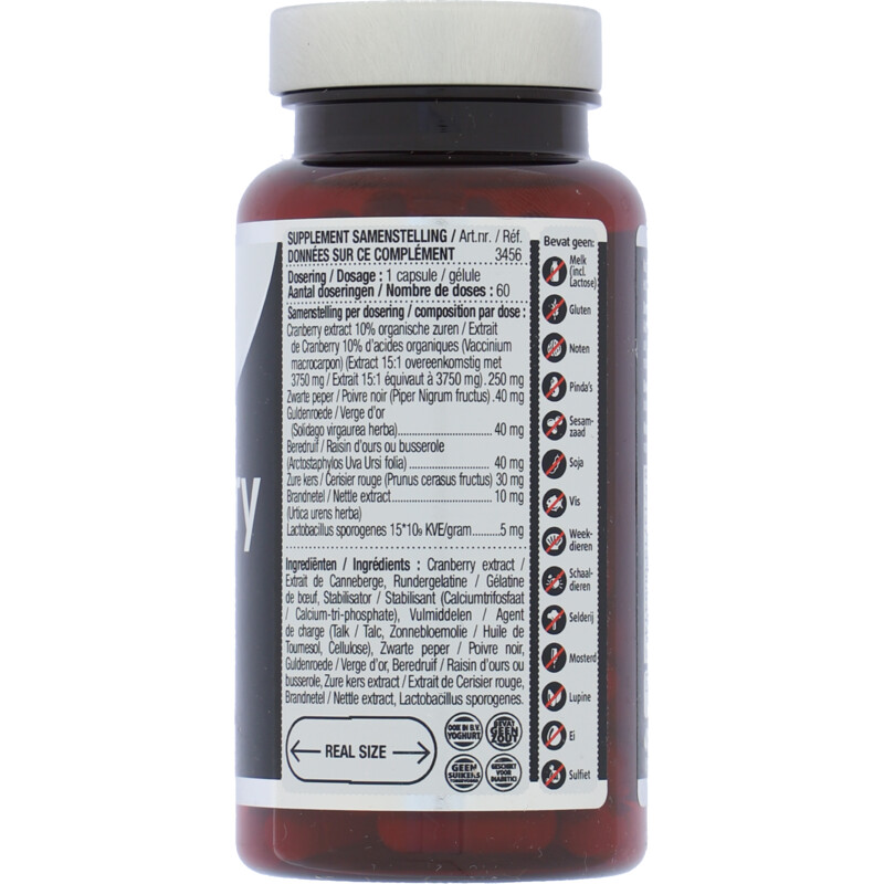 Een afbeelding van Lucovitaal Cranberry met x-tra lactobacillus