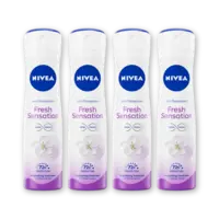 NIVEA Fresh sensation anti transp spray 4pk