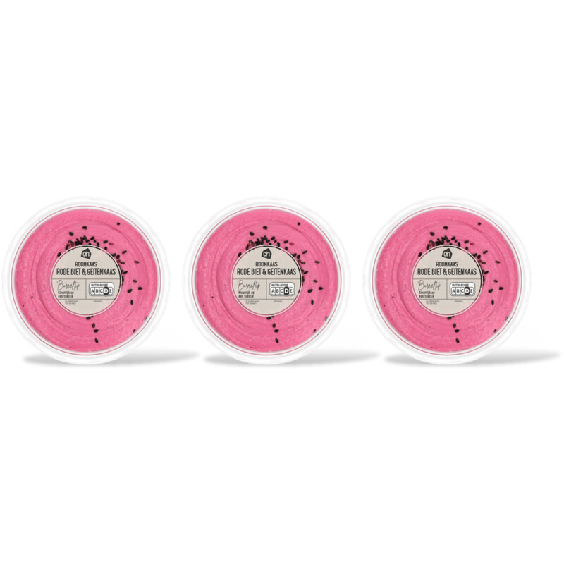 AH Roomkaas rode biet & geitenkaas 3-pack