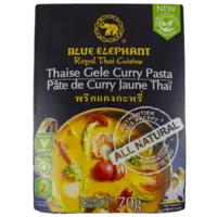 Blue Elephant Thaise gele curry pasta
