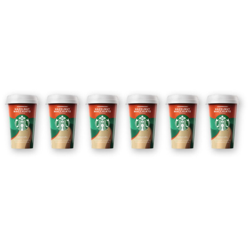 Starbucks Hazelnut macchiato ijskoffie 6-pack