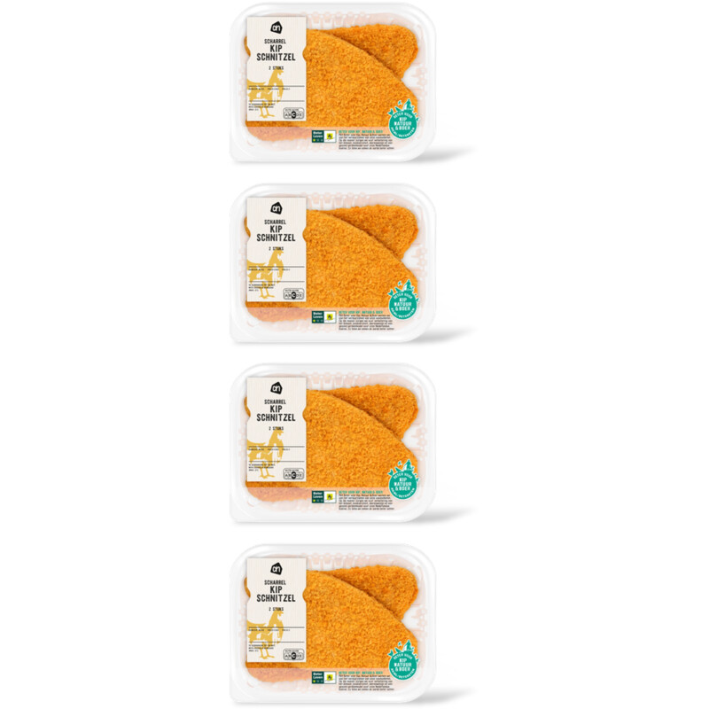 AH Scharrel kipschnitzel 2 stuks 4-pack