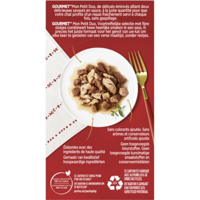 pdp-image-Gourmet Mon petit intense duo in saus vlees&vis