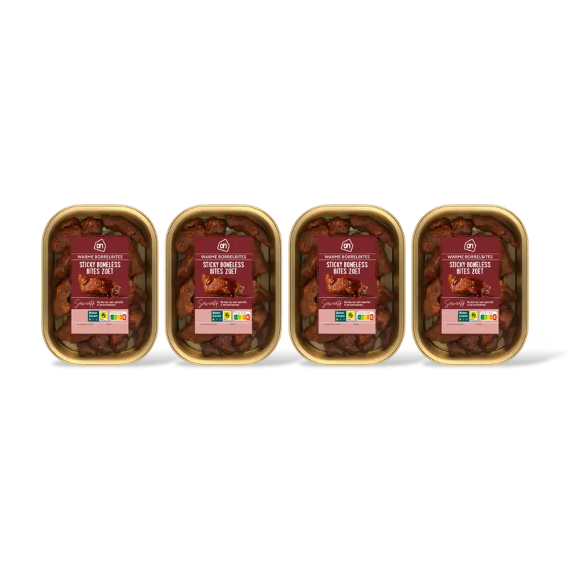 AH Sticky boneless bites zoet 4-pack