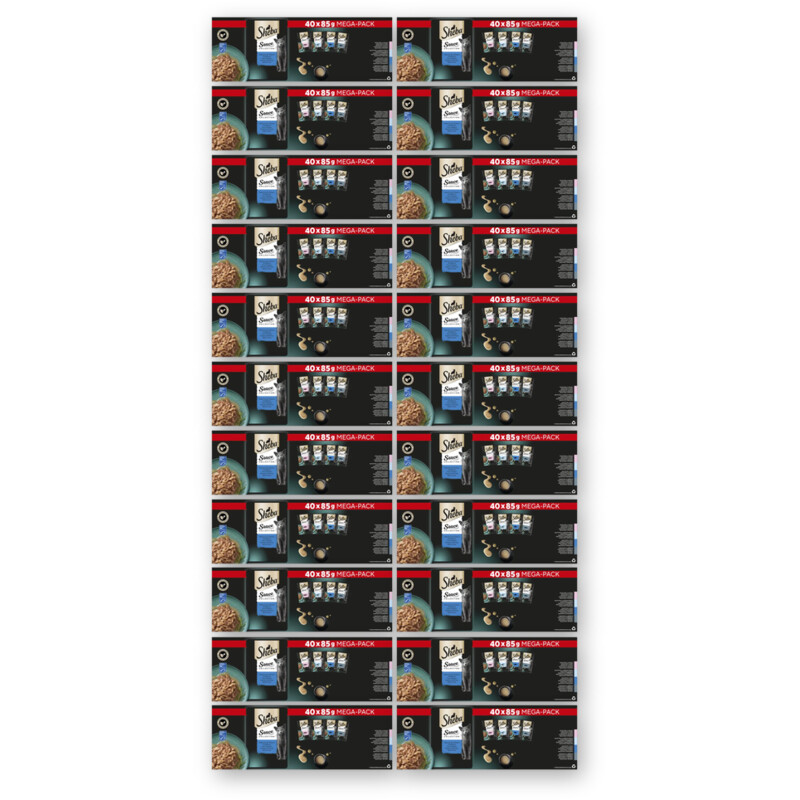 Sheba Sauce collection vis select in saus 22pk