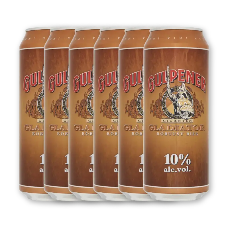 Gladiator robuust bier 6-pack