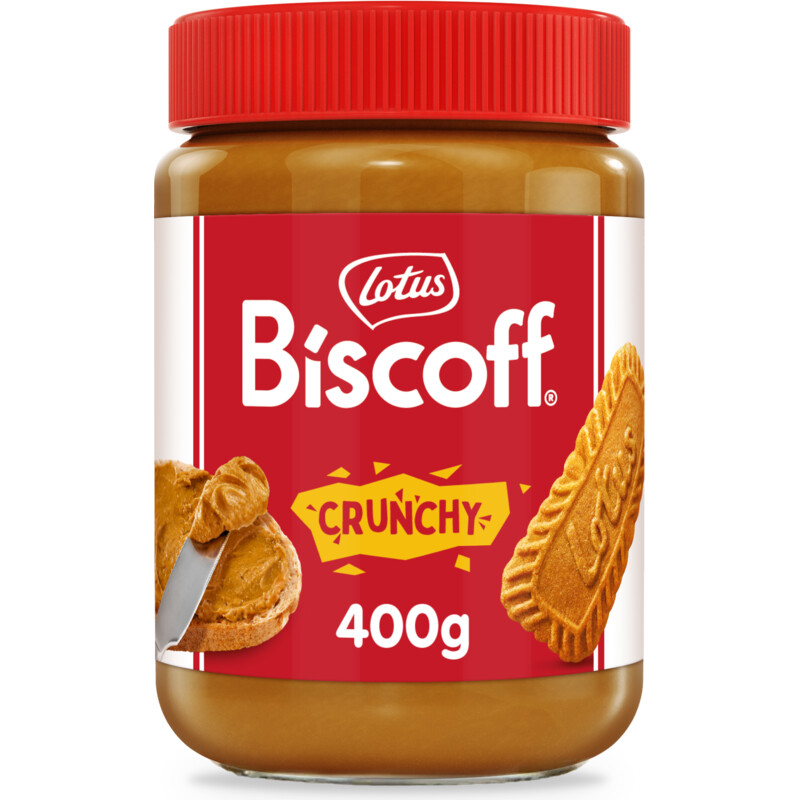 Een afbeelding van Lotus Biscoff Speculoos pasta crunchy