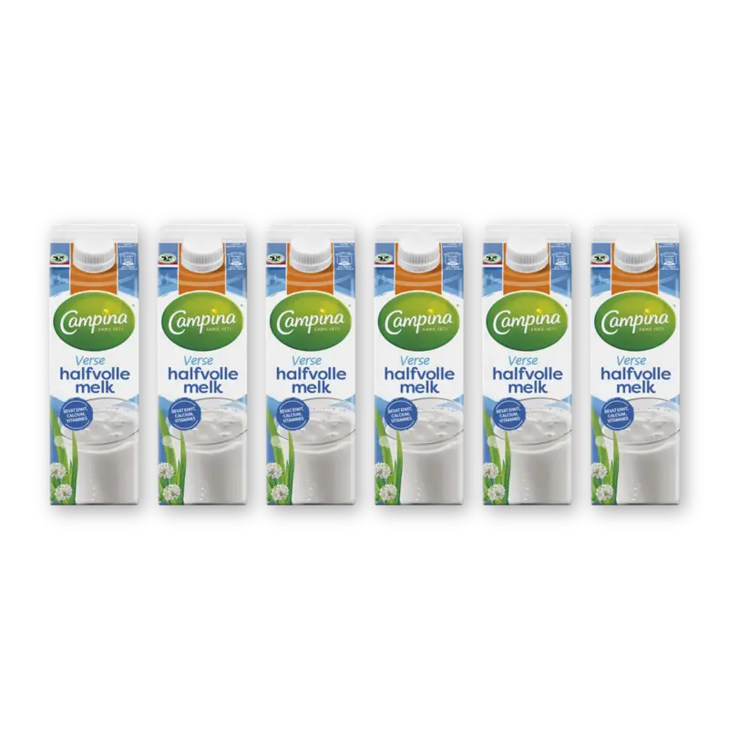 Halfvolle melk 6-pack