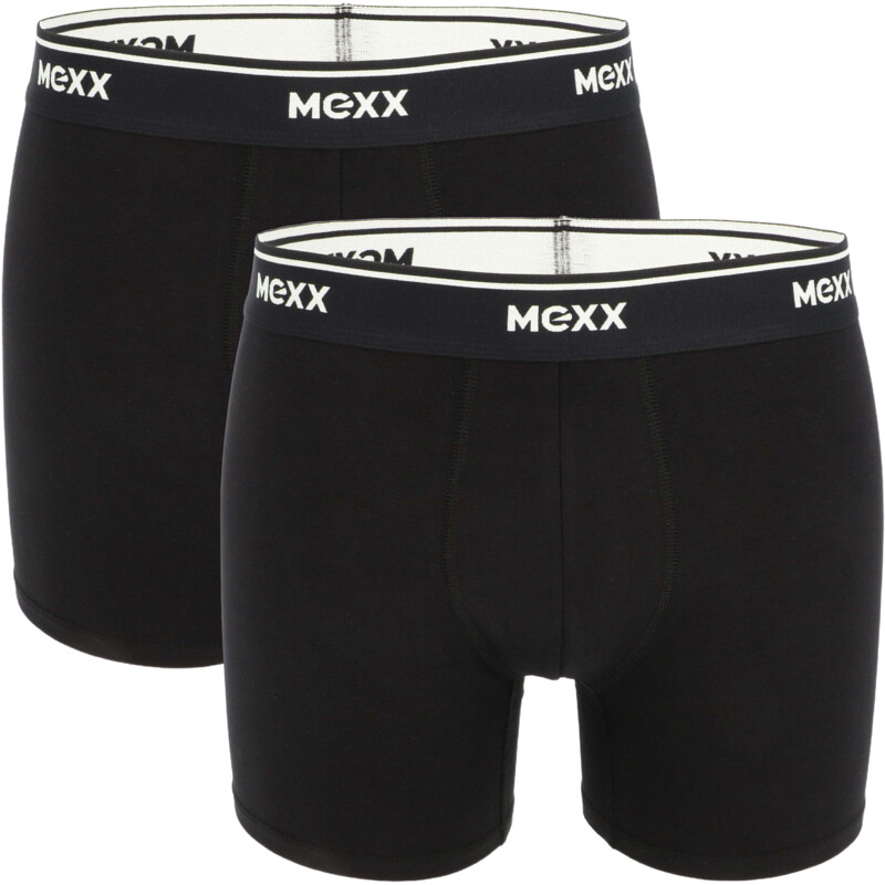 Een afbeelding van Mexx Boxer 2-pack zwart maat M