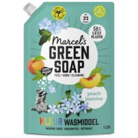 Een afbeelding van Marcel's Green Soap Wasmiddel color peach jasmine navulling