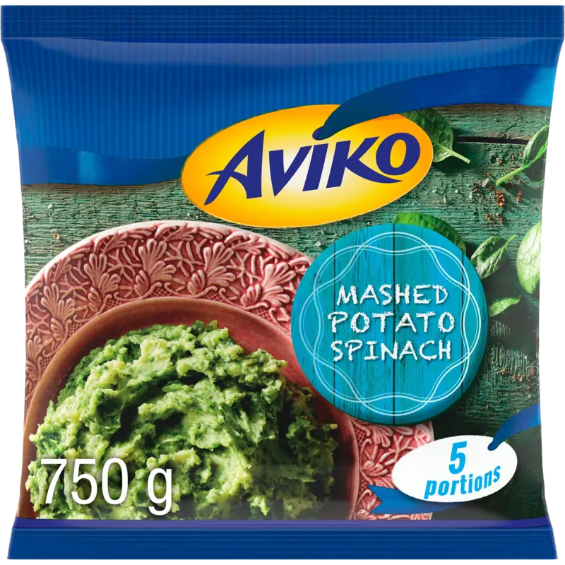 Aviko Aardappelpuree spinazie bel