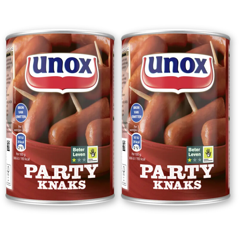 Unox Party knaks 2-pack