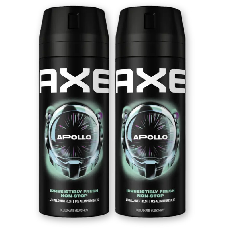 Axe Apollo deodorant bodyspray 2-pack