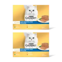 Gourmet Gold mousse kip zalm niertjes konijn 2pk