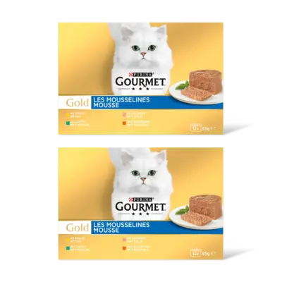 pdp-image-Gourmet Gold mousse kip zalm niertjes konijn 2pk