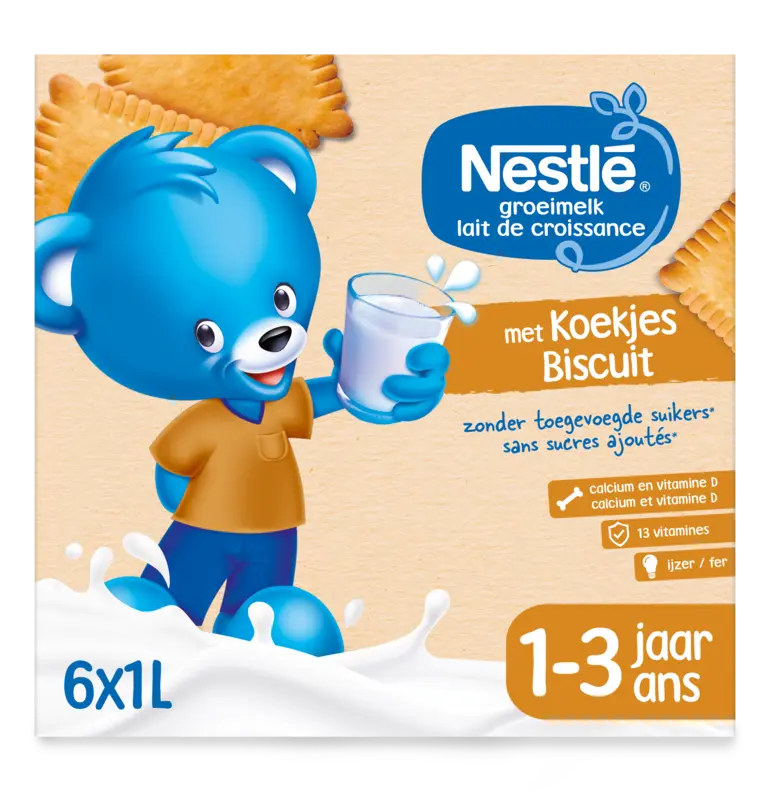 Nestlé Groeimelk 1+ koekjes bel