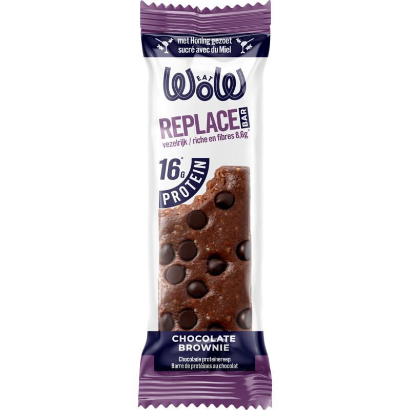 Een afbeelding van Eatwow Replace bar chocolate brownie