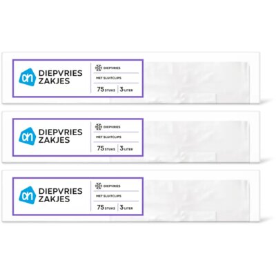 pdp-image-AH Diepvrieszakjes met sluitclips 3L 3-pack