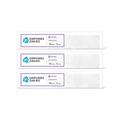pdp-image-AH Diepvrieszakjes met sluitclips 3L 3-pack