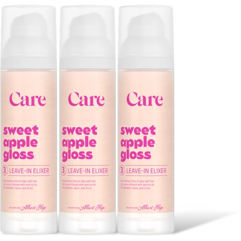 Care Sweet apple gloss leave-in elixir 3-pack