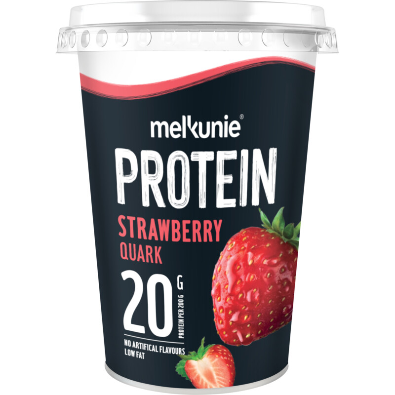 Een afbeelding van Melkunie Protein aardbei kwark