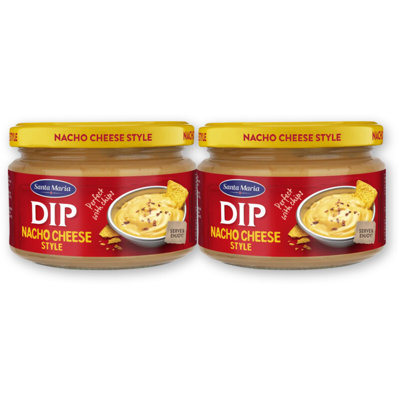 Santa Maria Dip Nacho cheese style 2-pack
