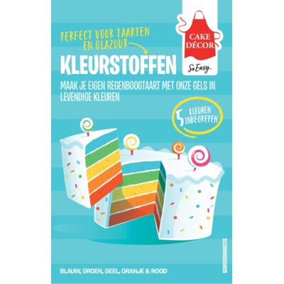 pdp-image-Cake Décor Kleurstoffen regenboogtaart