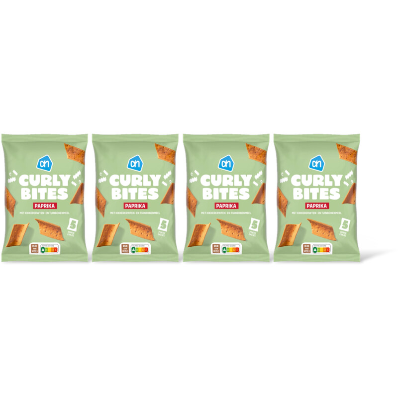 AH Curly bites paprika 4-pack