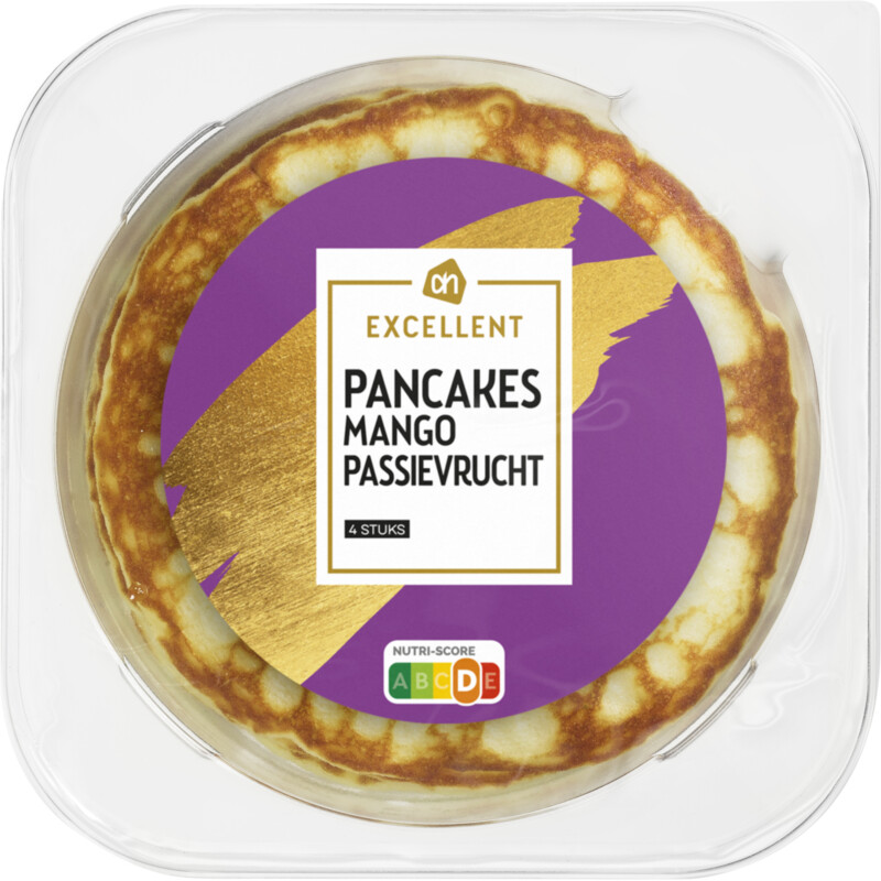 Een afbeelding van AH Excellent Pancakes mango passievrucht