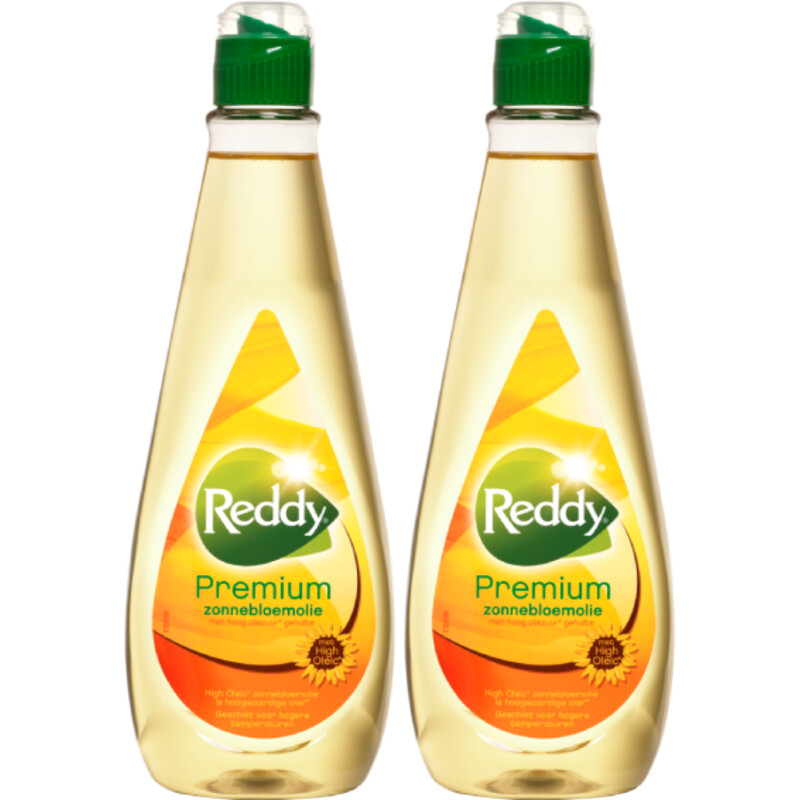Een afbeelding van Reddy Premium zonnebloemolie 2-pack