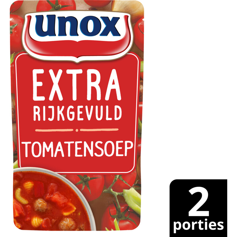 Een afbeelding van Unox Tomaten pasta soep
