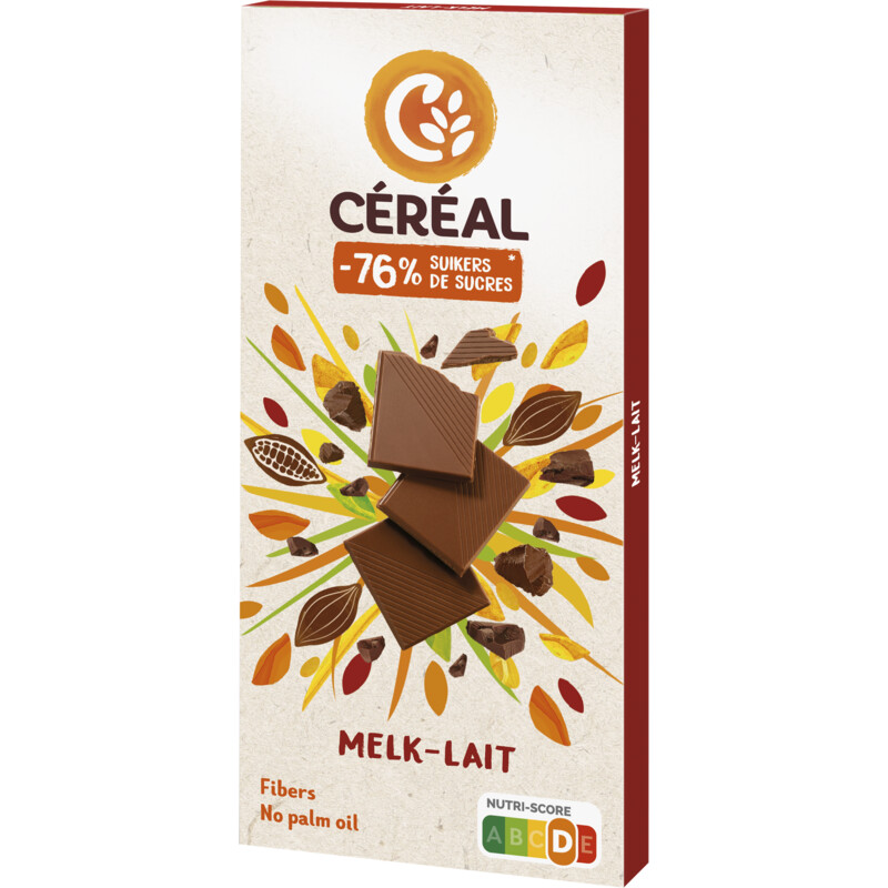 Een afbeelding van Céréal Melkchocolade minder suikers