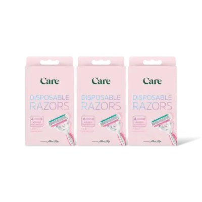 pdp-image-Care Disposable razors 3-pack
