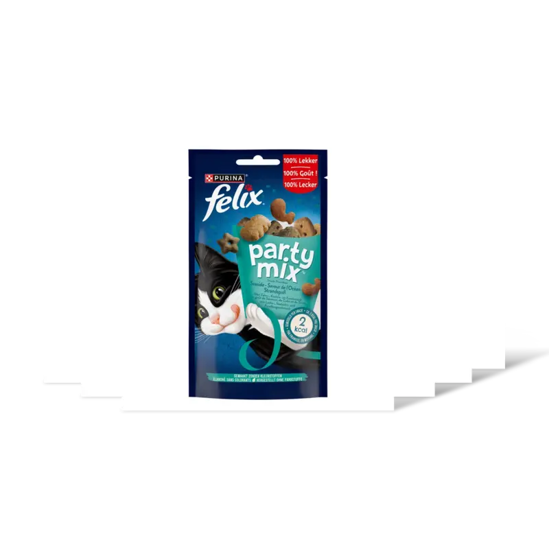 Felix Party mix seaside kattensnack 6-pack