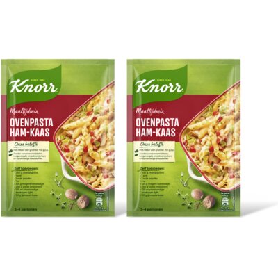 pdp-image-Knorr Maaltijdmix ovenpasta ham-kaas 2-pack