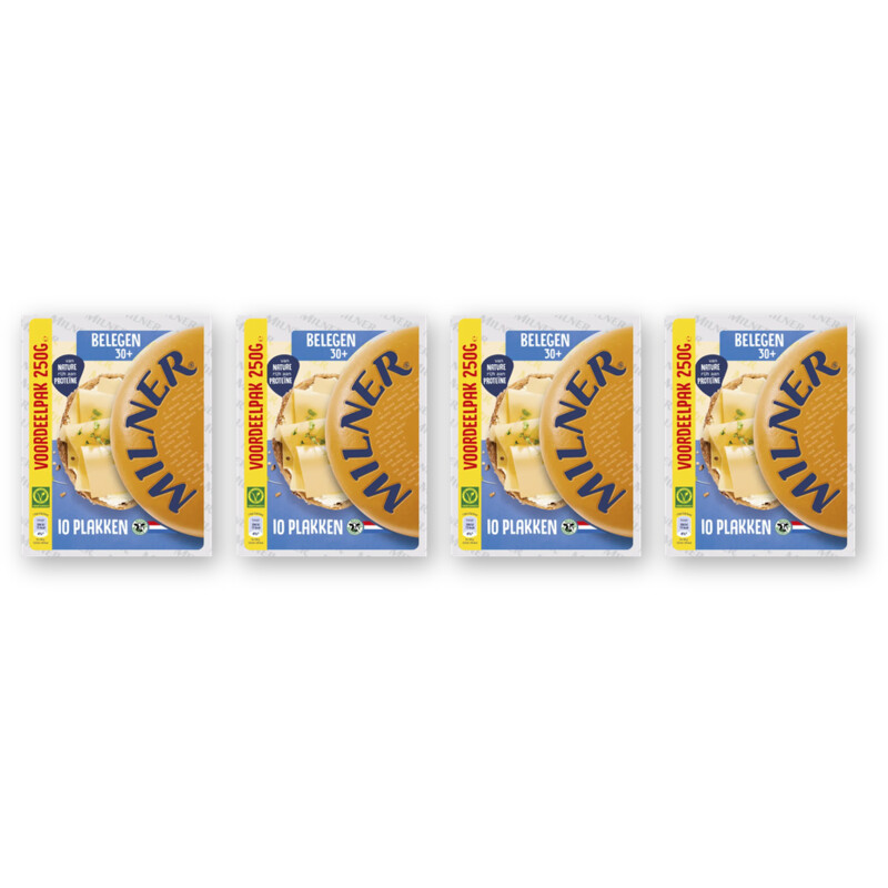 Milner Belegen 30+ plakken voordeelpak 4-pack