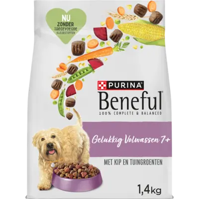pdp-image-Beneful Gelukkig volwassen senior met kip