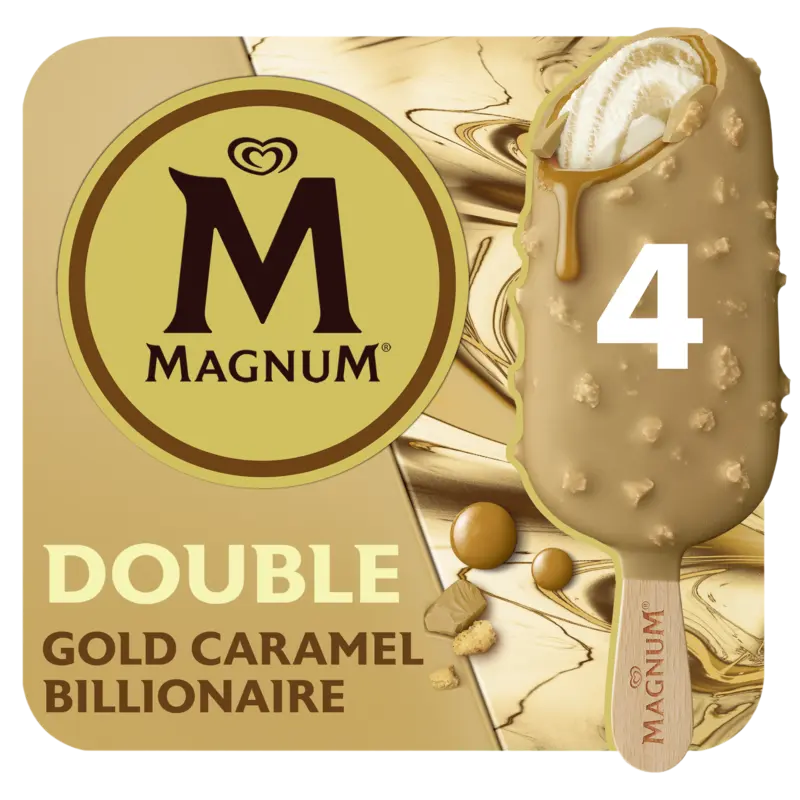 Magnum Double gold caramel billionaire