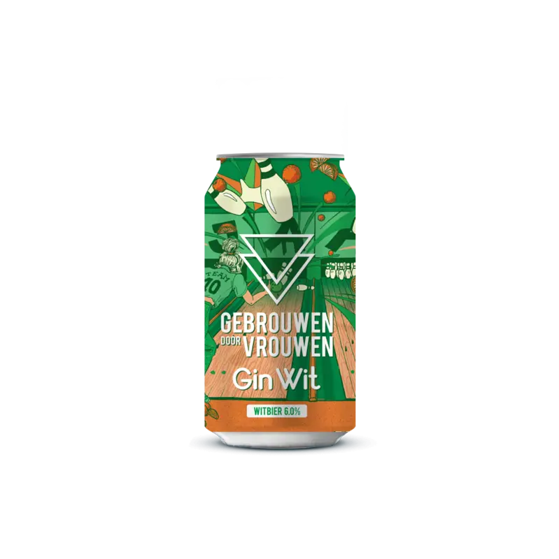 Gebrouwen door vrouw Gin wit