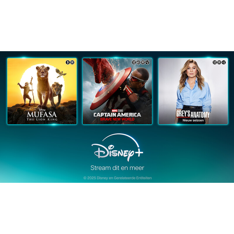 Een afbeelding van Disney plus 12 maanden