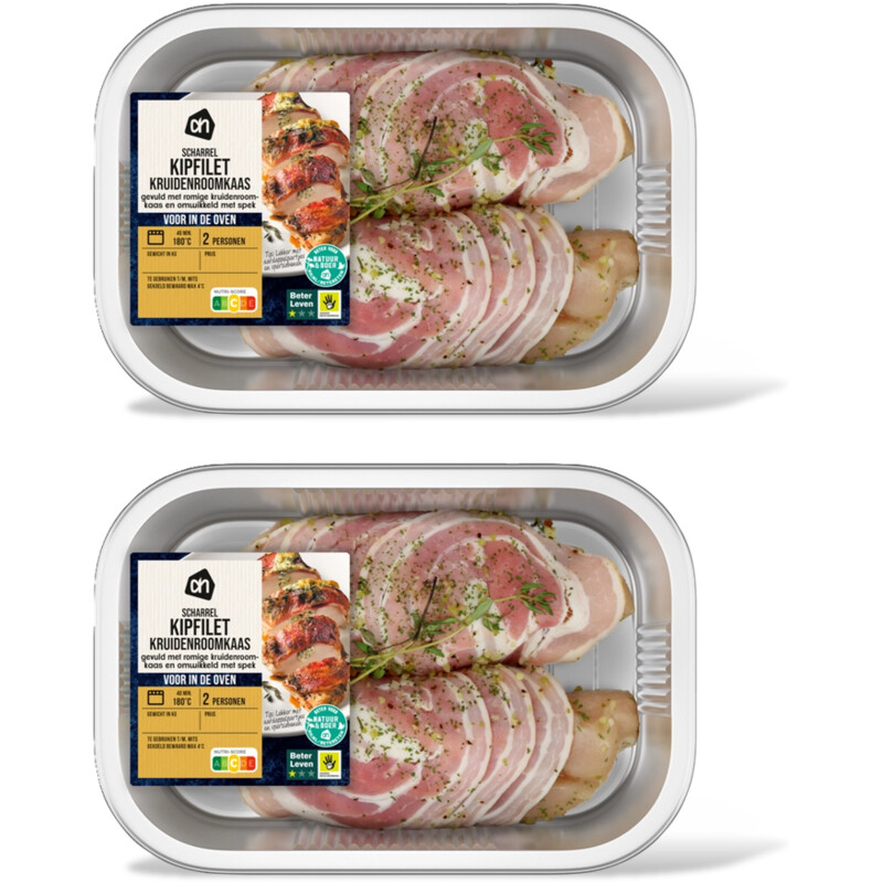 AH Ovenschotel kipfilet kruidenroomkaas 2pk